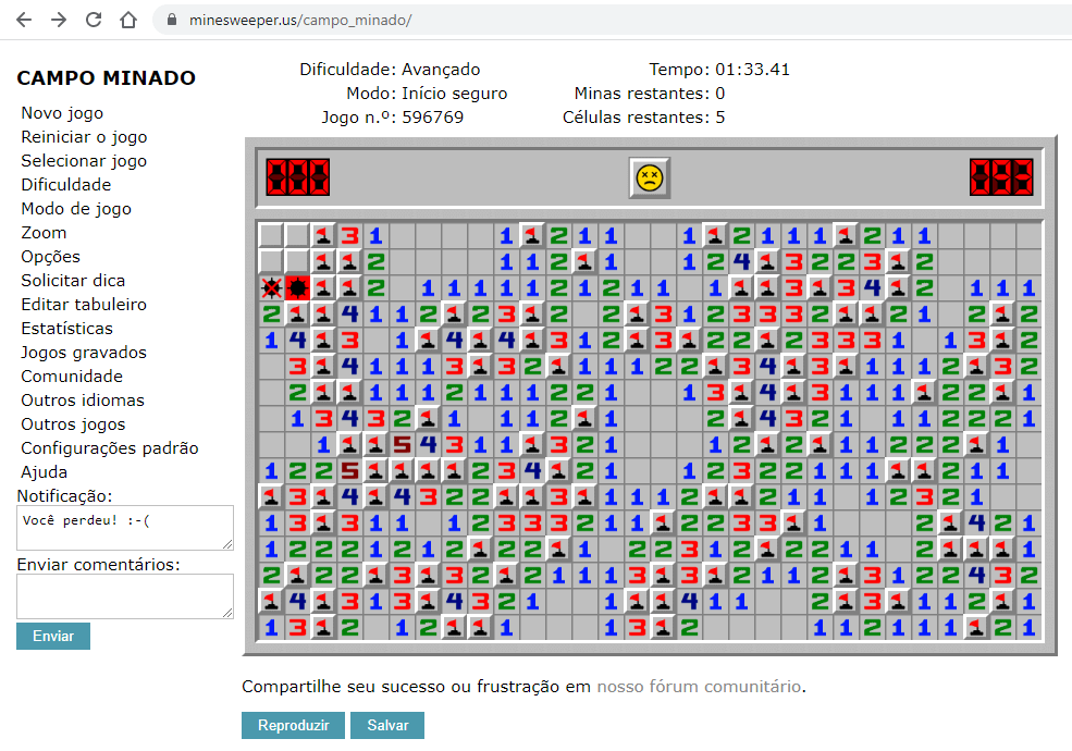 Acha que o Campo Minado (Minesweeper) é um jogo de azar ou de lógica? -  Quora