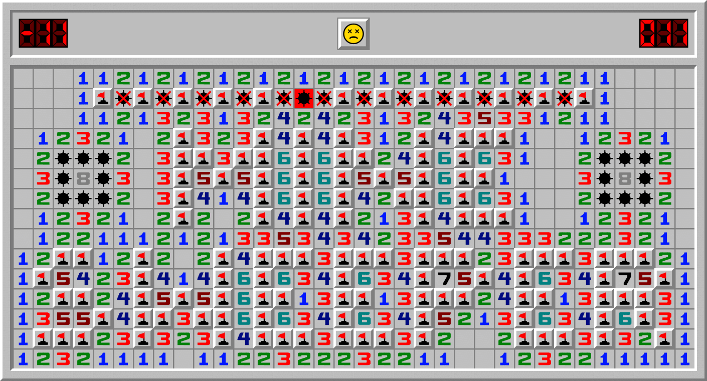 Сапёр онлайн | minesweeper.us | Играть в сапёра онлайн